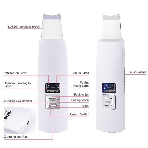 Ultrasonic Skin Scrubber – Deep Clean & Blackhead Remover