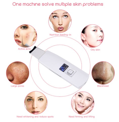 Ultrasonic Skin Scrubber – Deep Clean & Blackhead Remover