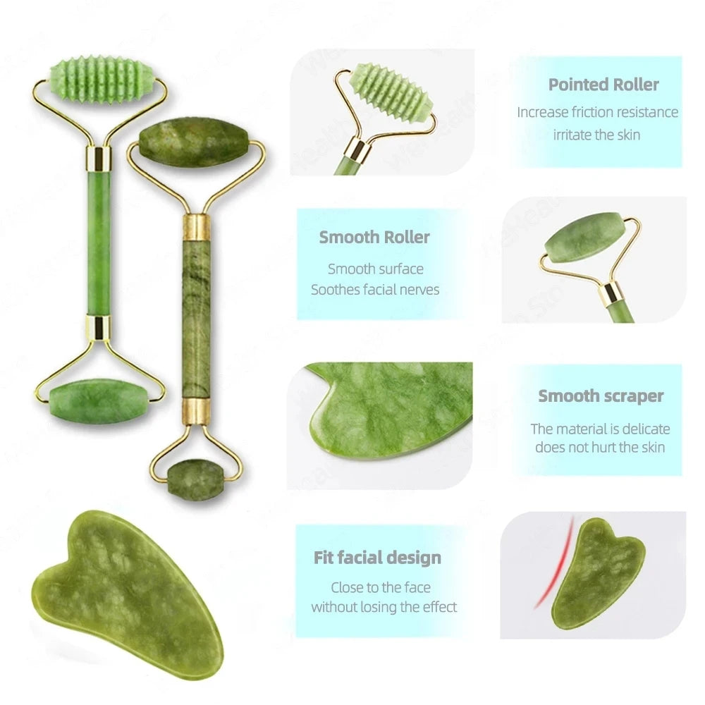 Define Beauty Jade Gua Sha Massager