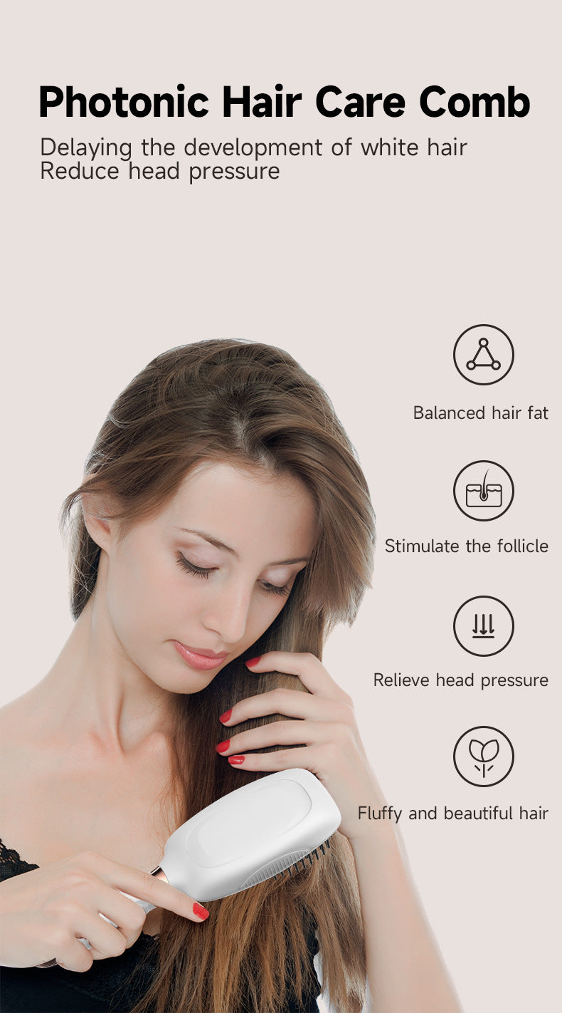 Revitalize Your Scalp & Hair – 3-in-1 Electric Massage Comb
