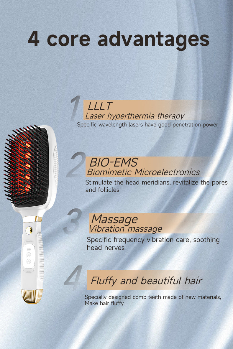 Revitalize Your Scalp & Hair – 3-in-1 Electric Massage Comb