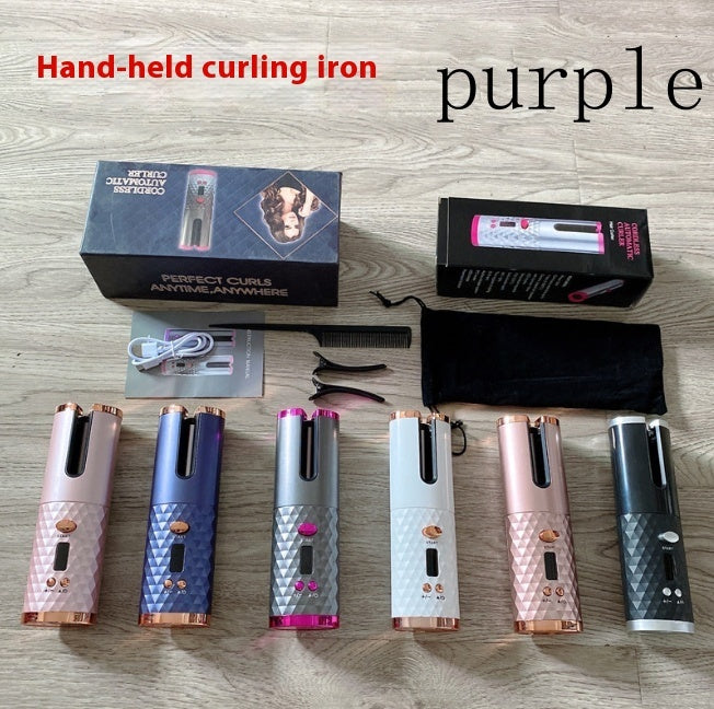 Wireless USB Automatic Hair Curler – Portable & Cordless Styling