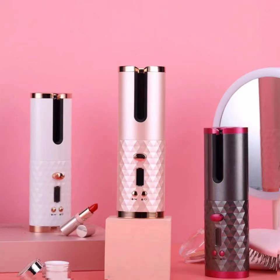 Wireless USB Automatic Hair Curler – Portable & Cordless Styling