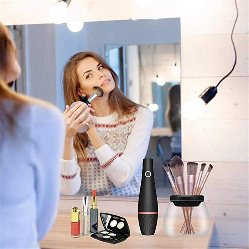 Effortless Makeup Brush Cleaner- Electric & Quick!