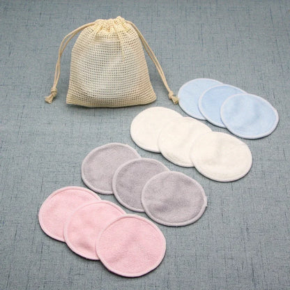 Reusable Cotton Makeup Pads 12-Pack | Soft & Eco