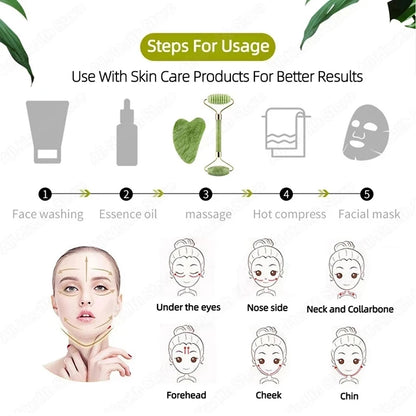 Define Beauty Jade Gua Sha Massager
