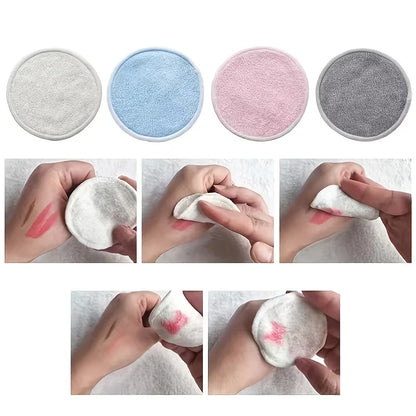 Reusable Cotton Makeup Pads 12-Pack | Soft & Eco
