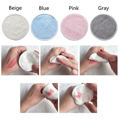 Reusable Cotton Makeup Pads 12-Pack | Soft & Eco