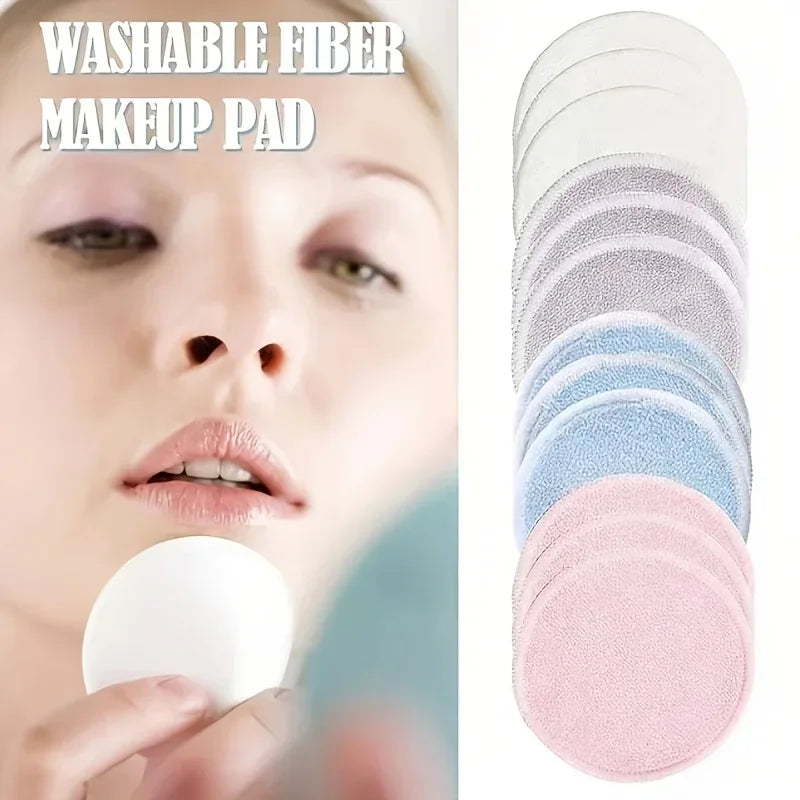 Reusable Cotton Makeup Pads 12-Pack | Soft & Eco