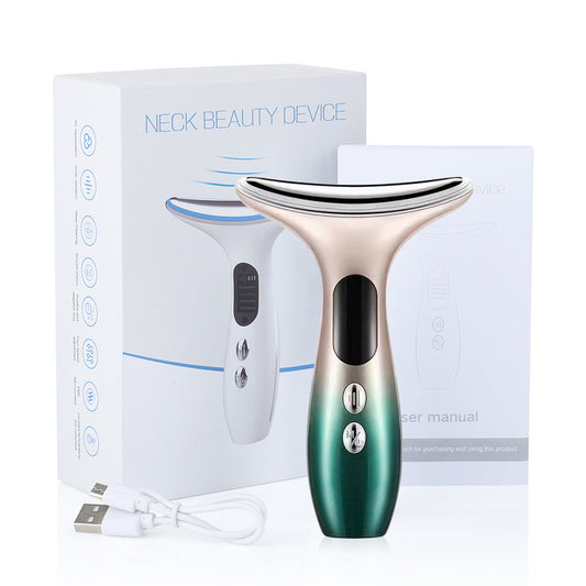 Multi-Function Neck & Face Beauty Device – 4-in-1 LED, EMS & Anti-Wrinkle
