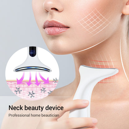 Multi-Function Neck & Face Beauty Device – 4-in-1 LED, EMS & Anti-Wrinkle