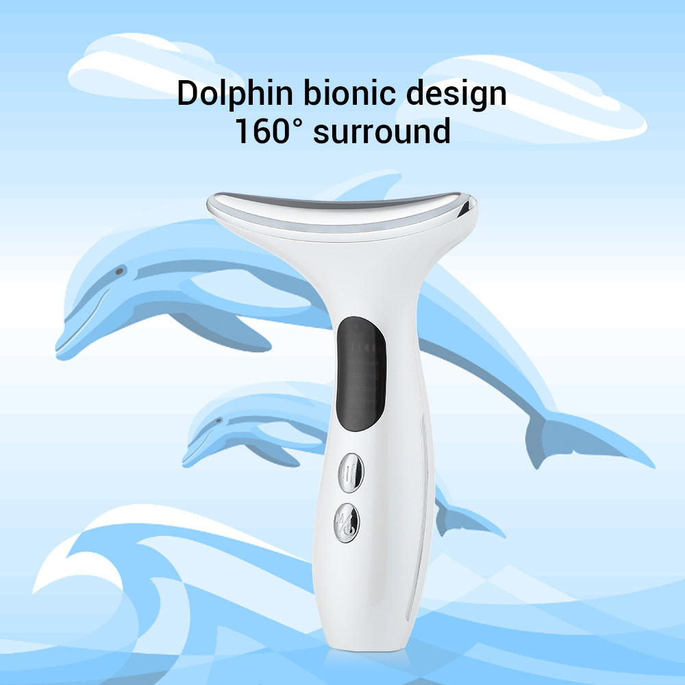 Multi-Function Neck & Face Beauty Device – 4-in-1 LED, EMS & Anti-Wrinkle