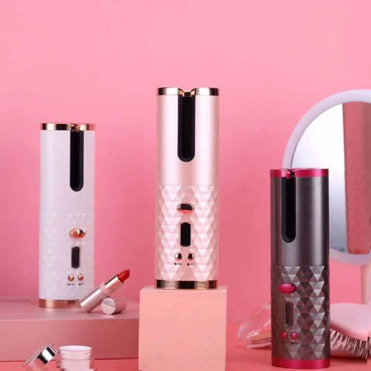 Wireless USB Automatic Hair Curler – Portable & Cordless Styling