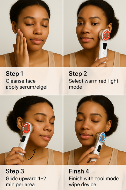 Multi-Functional Facial Beauty Device – Lift, Cleanse & Glow